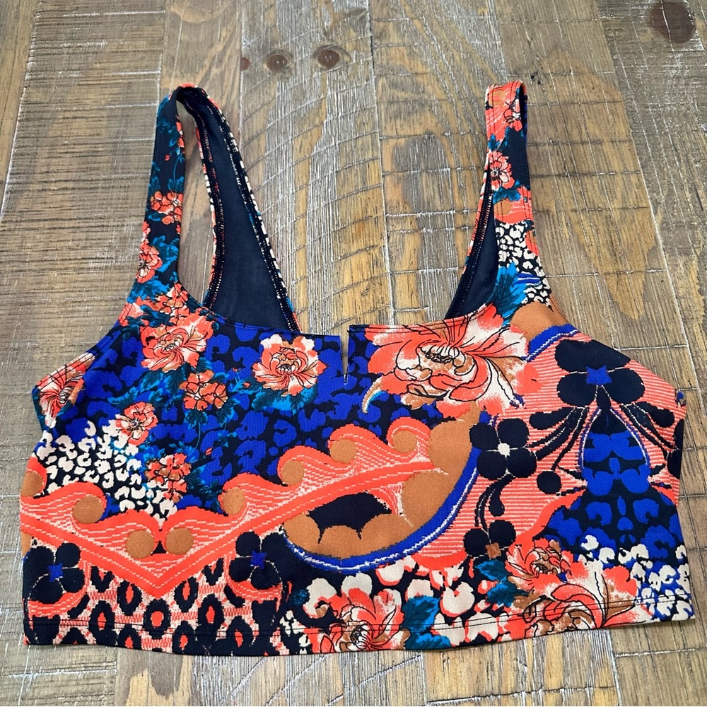 FP Movement by Free People Multicolor Floral Sports Bra